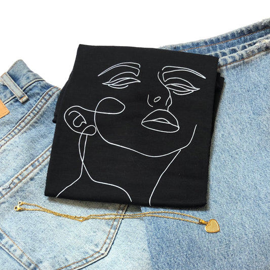 Camiseta Básica Stay FaceLines - Algodón Peruano 100% (Copia)